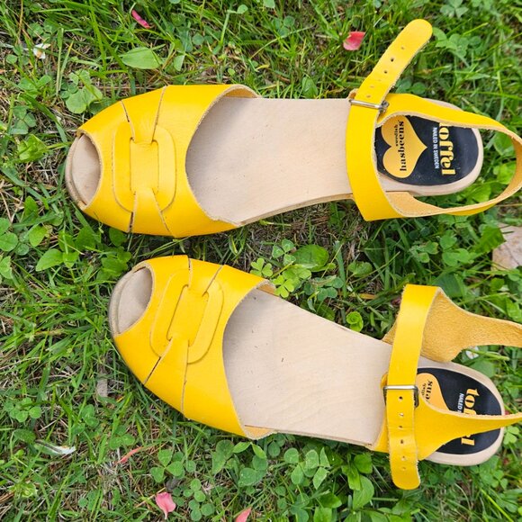 Swedish Hasbeens, Women's Clog Sandal, gently used - sz 39 - $150 - Picture 3 of 12